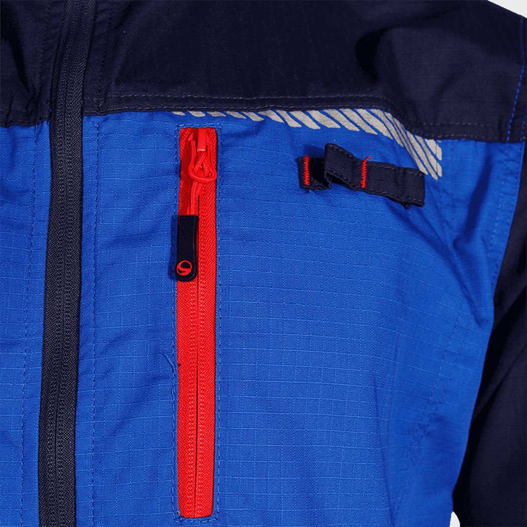 Μπουφάν εργασίας PRISMA SUMMER ROYAL BLUE/NAVY - 7