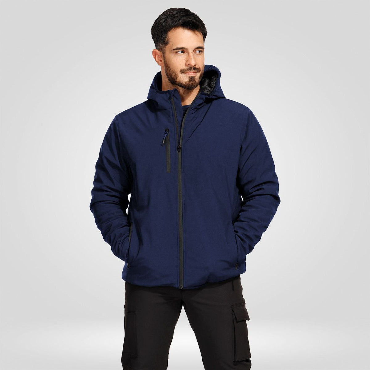 Μπουφάν εργασίας REEF PAD SOFTSHELL DARK BLUE - 2