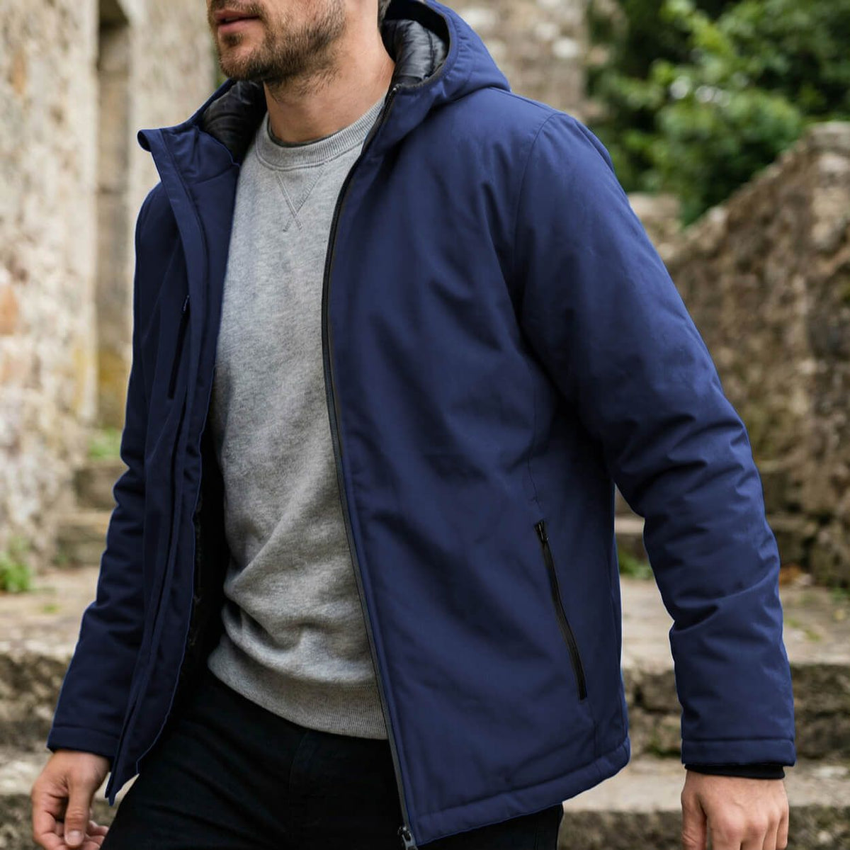 Μπουφάν εργασίας REEF PAD SOFTSHELL DARK BLUE - 3