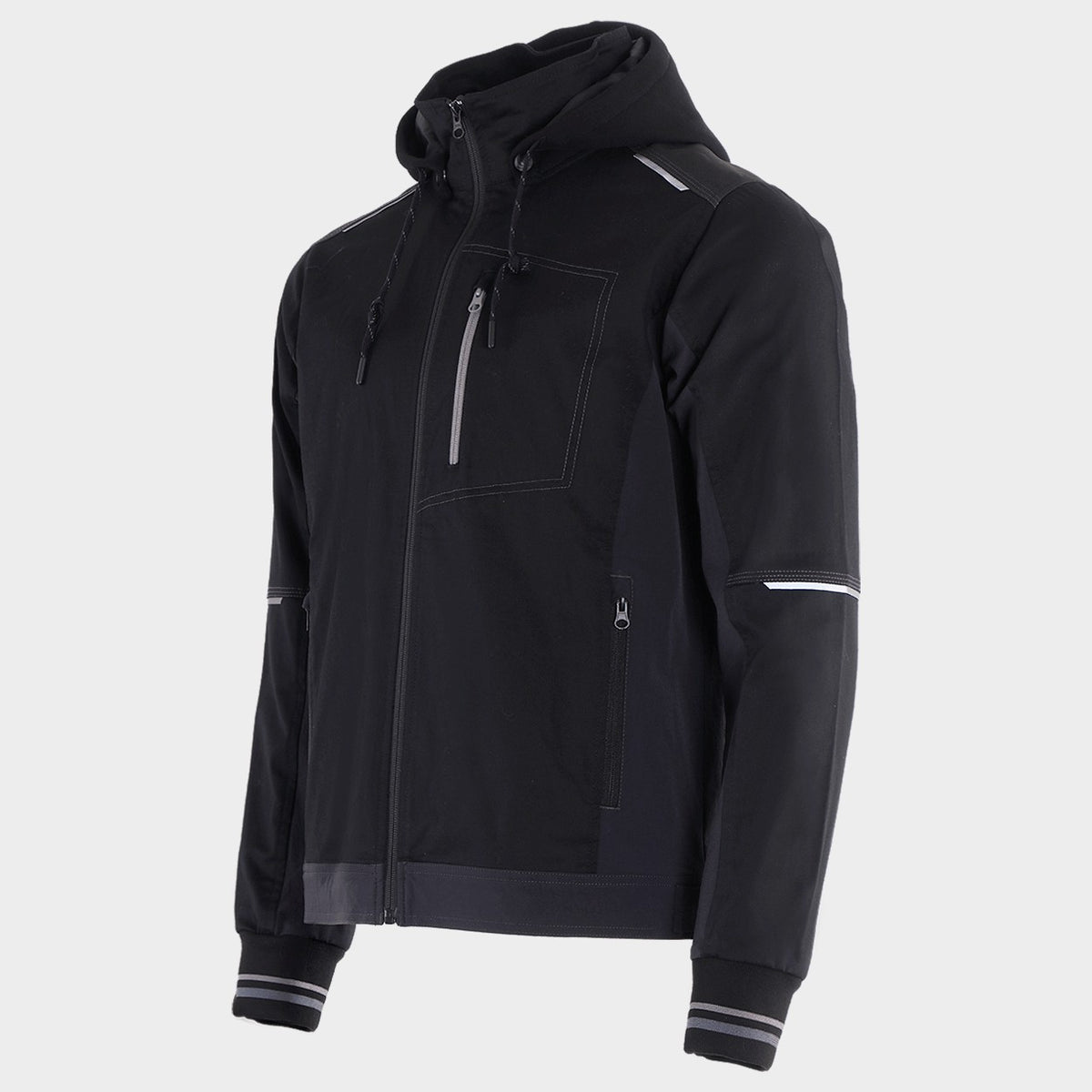 Μπουφάν εργασίας REVOLT 4STRETCH BLACK/BLACK/GREY - 3