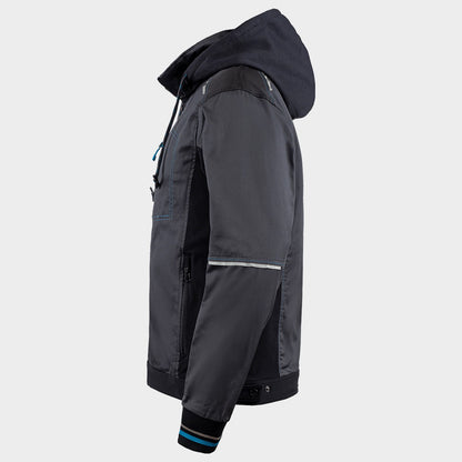 Μπουφάν εργασίας REVOLT 4STRETCH GREY/BLACK/PETROL - 5