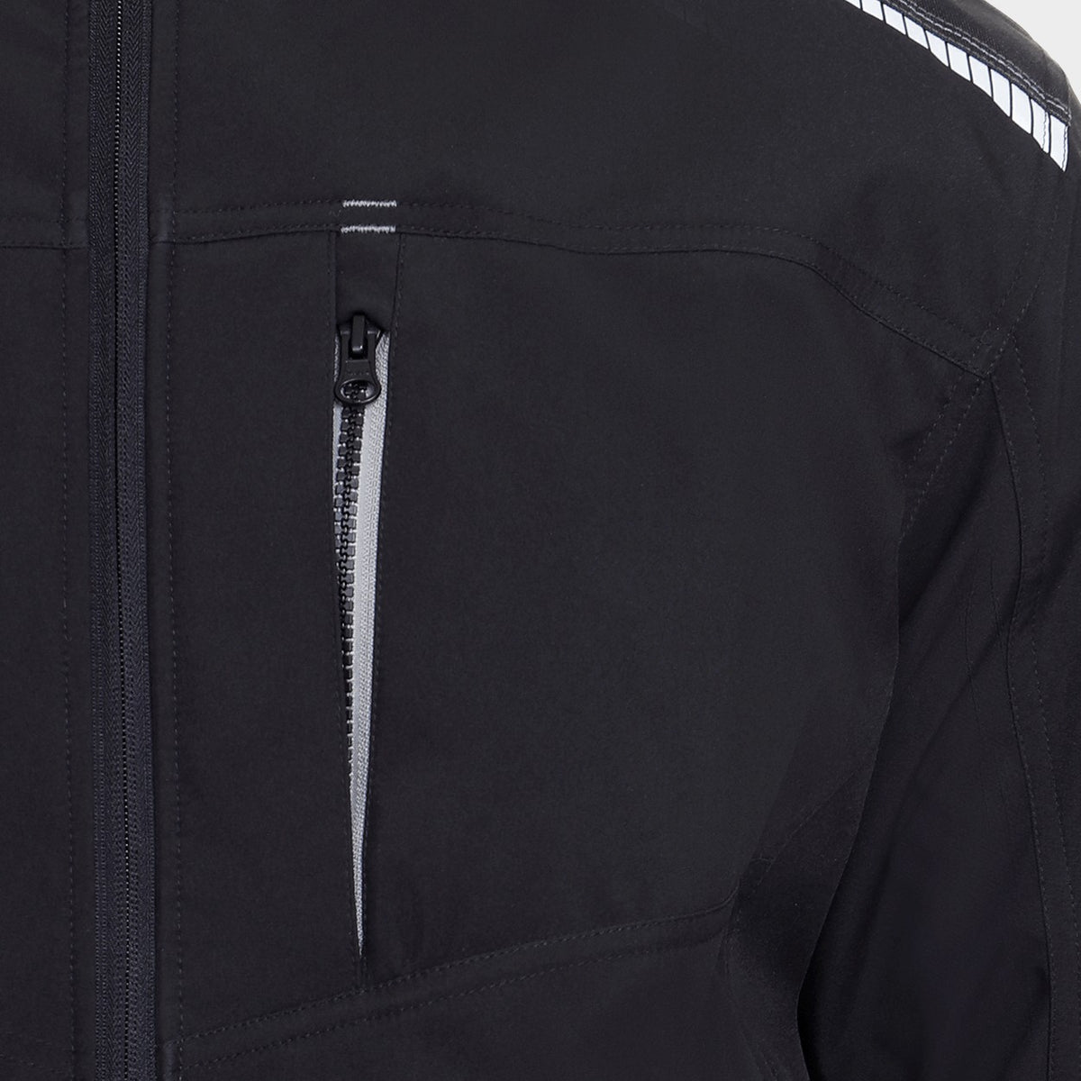 Μπουφάν εργασίας REVOLT SOFTSHELL WINTER BLACK - 6