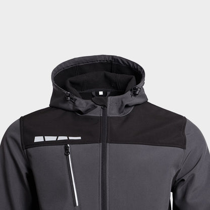 Μπουφάν εργασίας RUNE SOFTSHELL GREY/BLACK - 3