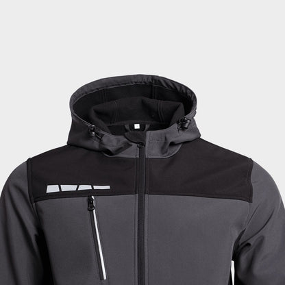Μπουφάν εργασίας RUNE SOFTSHELL GREY/BLACK - 4