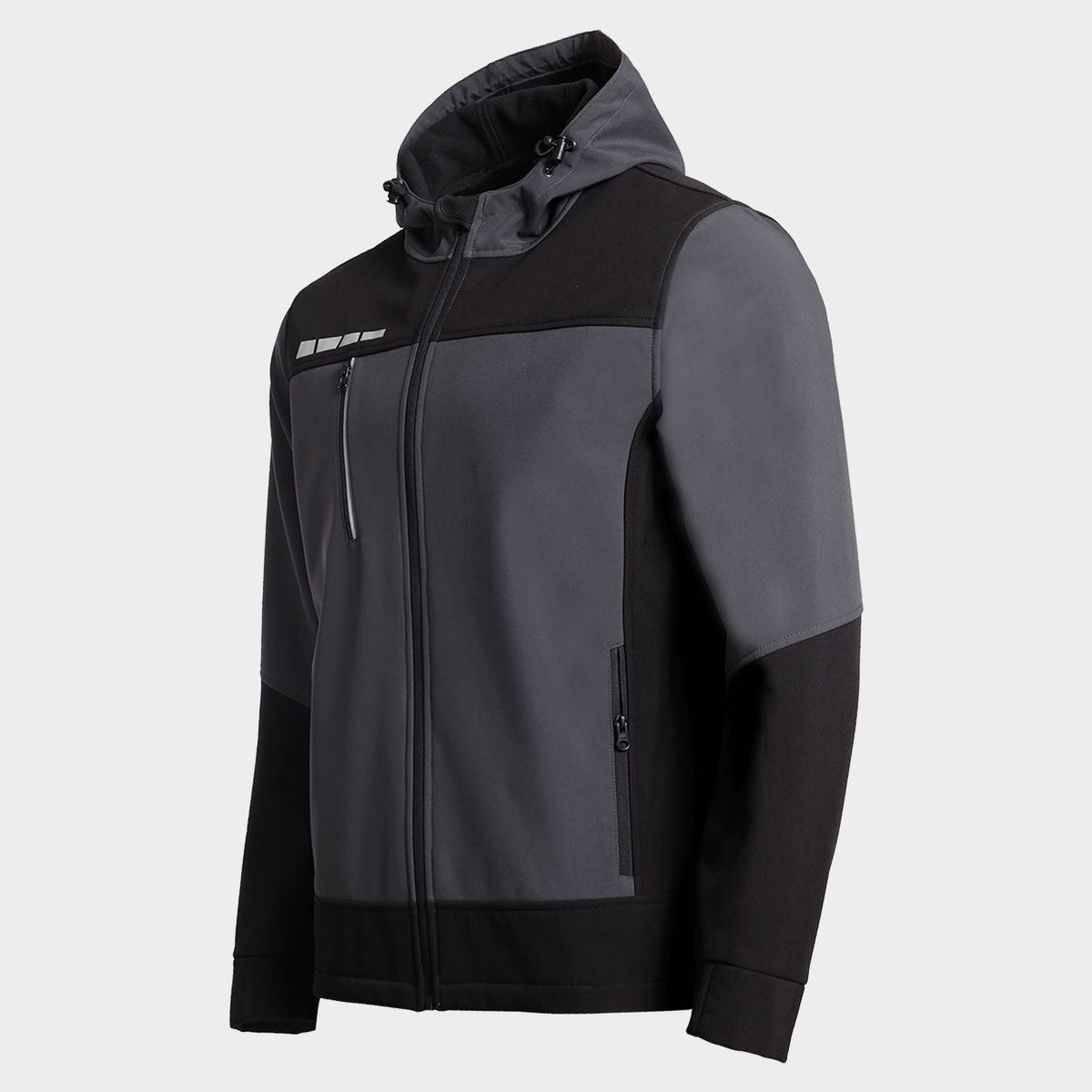 Μπουφάν εργασίας RUNE SOFTSHELL GREY/BLACK - 5