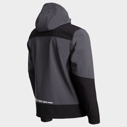 Μπουφάν εργασίας RUNE SOFTSHELL GREY/BLACK - 7