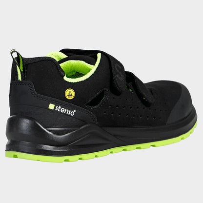 Σανδάλια εργασίας JETT S1PS ESD BLACK/GREEN - 4