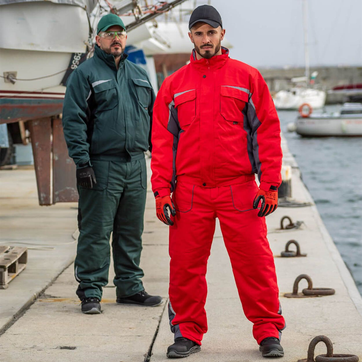 Σετ εργασίας KASTOR WINTER RED COTTON - 2