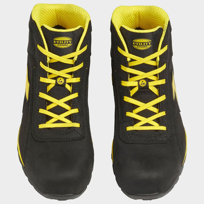 Παπούτσια εργασίας DIADORA GLOVE HYPER MID S3S FO HRO SR ESD BLACK - 4