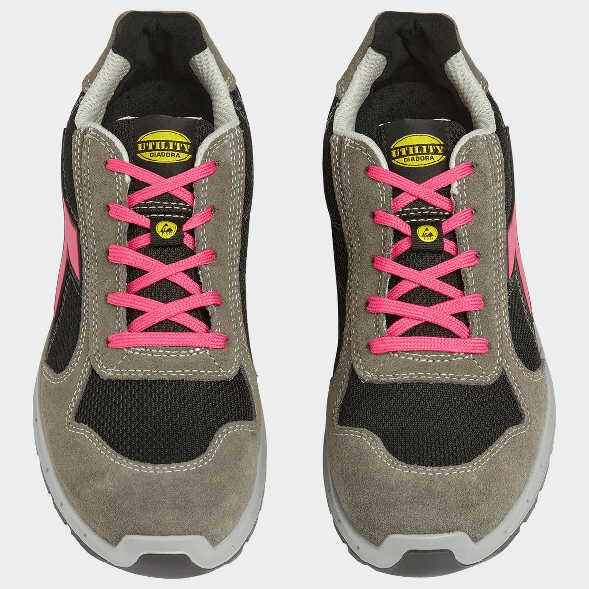 Παπούτσια εργασίας DIADORA RUN A.BOX LOW S1PS FO SR ESD GREY/BLACK - 5