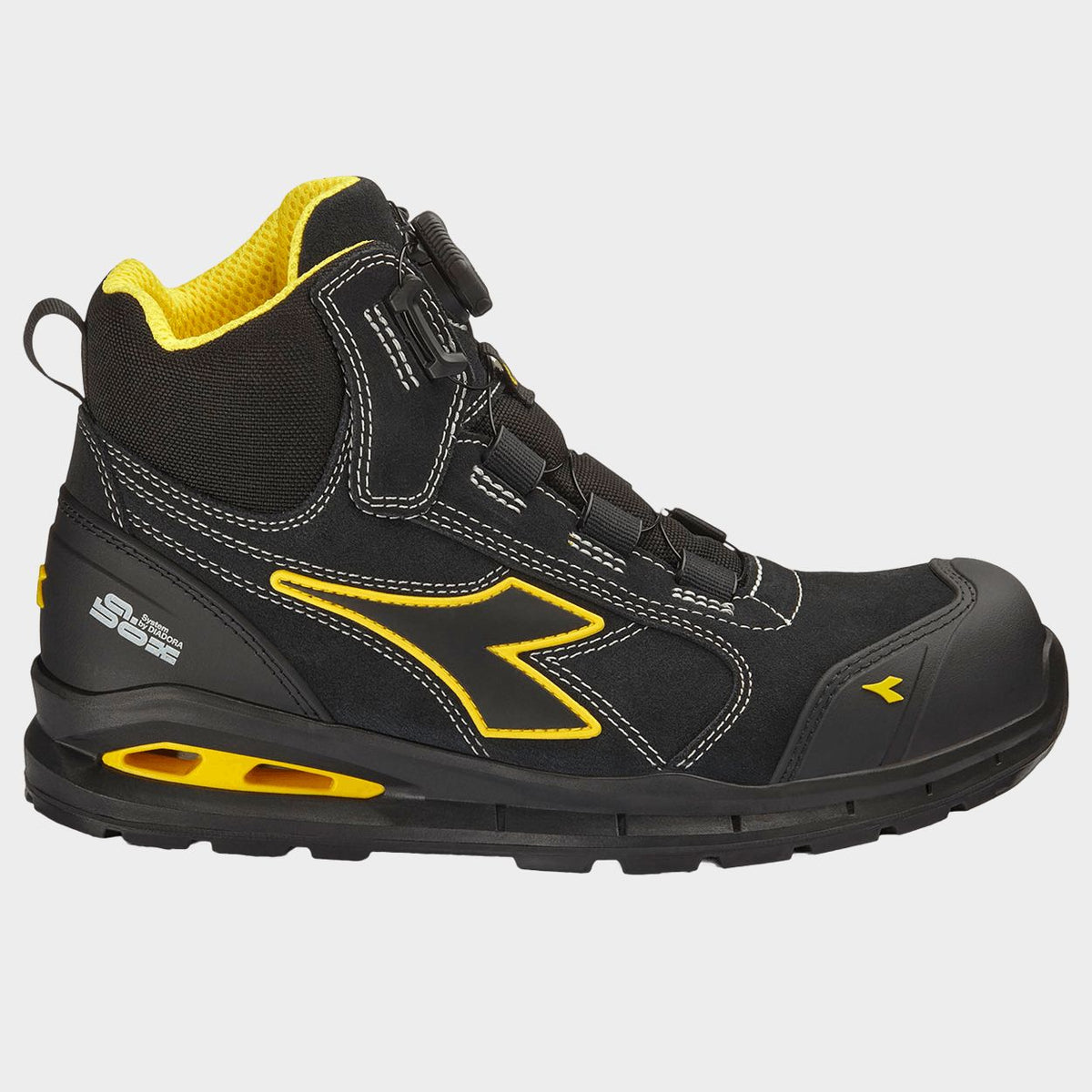 Παπούτσια εργασίας DIADORA RUN A.BOX MSTR BOA MID S3S FO SR SC ESD BLACK - 1
