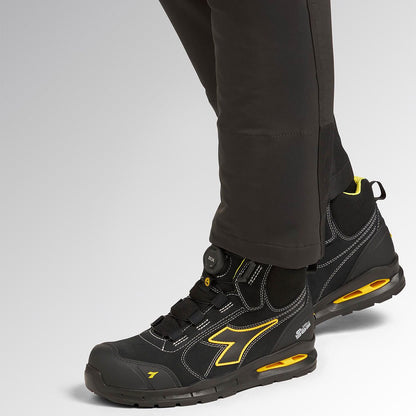 Παπούτσια εργασίας DIADORA RUN A.BOX MSTR BOA MID S3S FO SR SC ESD BLACK - 2