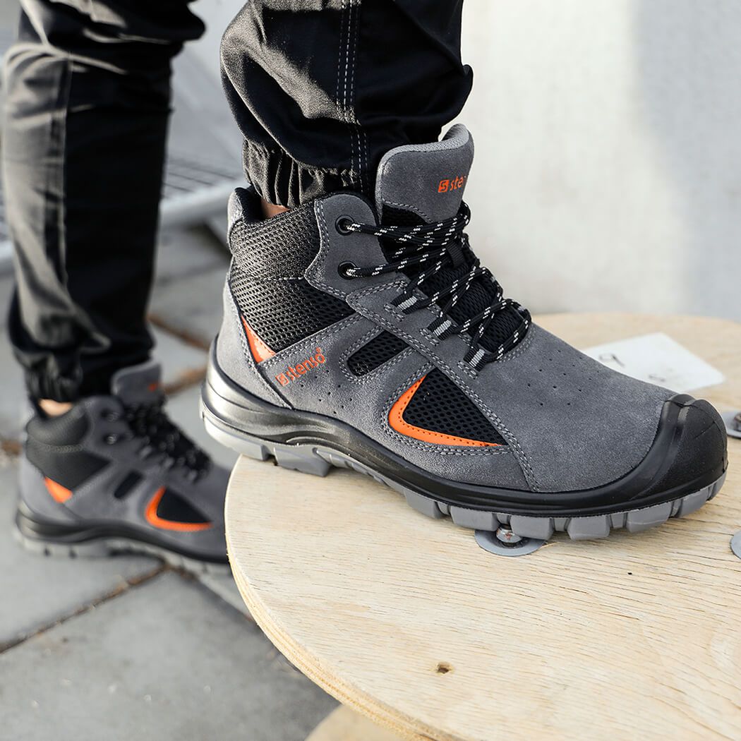 Παπούτσια εργασίας KASTOR 2.0 GREY MID S1 - 2