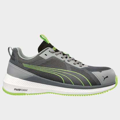 Παπούτσια εργασίας PUMA SLIDE GREY/GREEN S1PS ESD FO HRO SR - 1