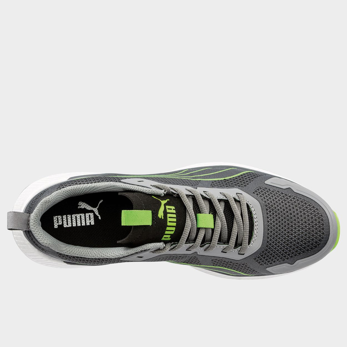 Παπούτσια εργασίας PUMA SLIDE GREY/GREEN S1PS ESD FO HRO SR - 4