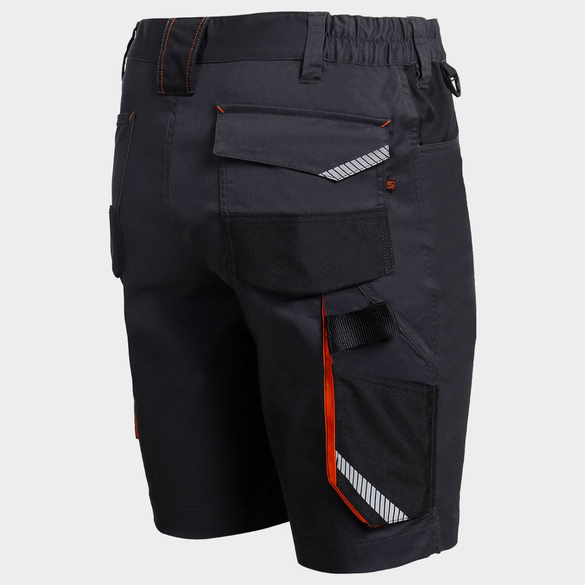 Βερμούδα εργασίας Kastor Stretch GREY/ORANGE - 3