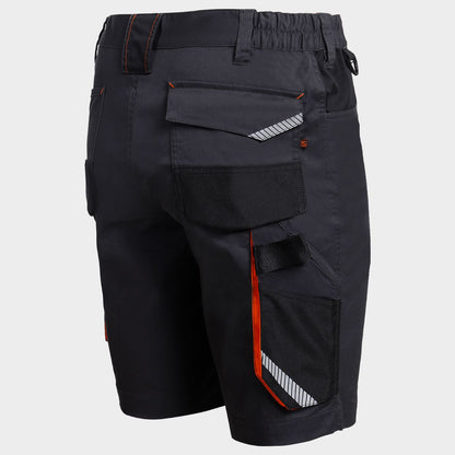 Βερμούδα εργασίας Kastor Stretch GREY/ORANGE - 3