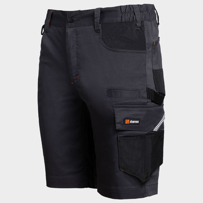 Βερμούδα εργασίας Kastor Stretch GREY/ORANGE - 4