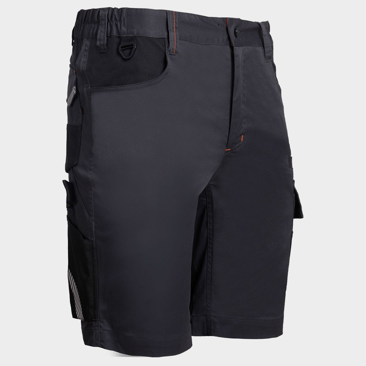 Βερμούδα εργασίας Kastor Stretch GREY/ORANGE - 5
