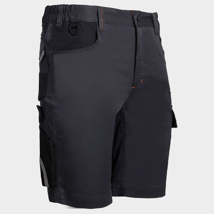 Βερμούδα εργασίας Kastor Stretch GREY/ORANGE - 5
