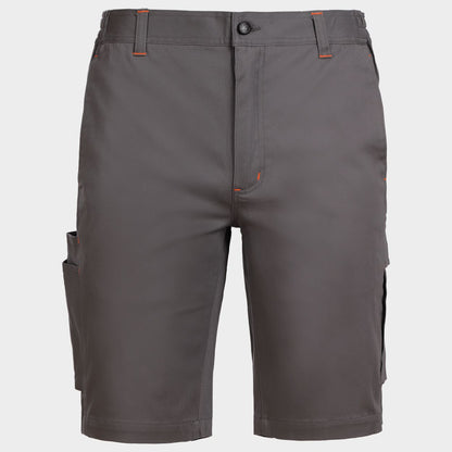 Βερμούδα εργασίας MELBOURNE STRETCH  GREY/BLACK - 1