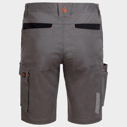 Βερμούδα εργασίας MELBOURNE STRETCH  GREY/BLACK - 2