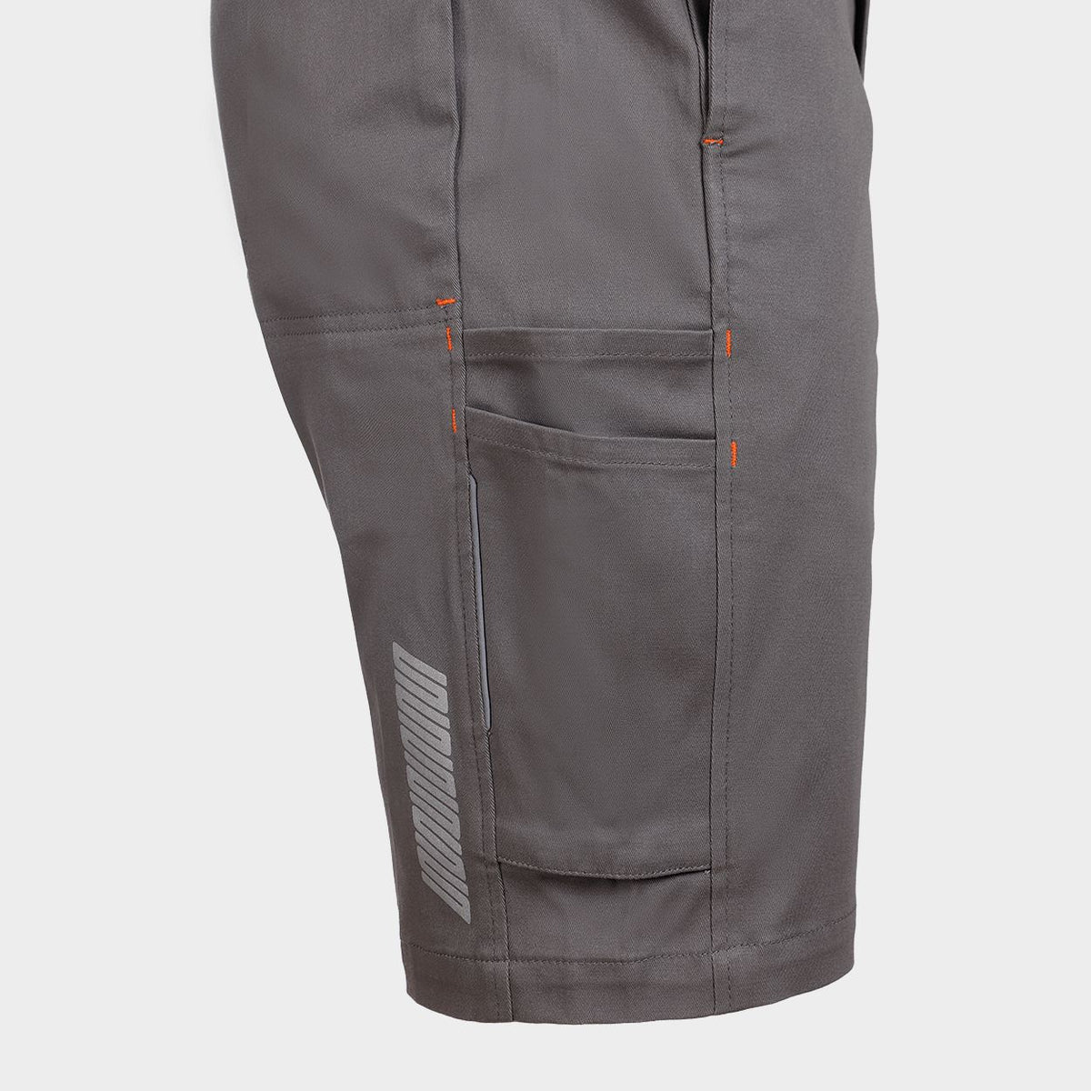 Βερμούδα εργασίας MELBOURNE STRETCH  GREY/BLACK - 3