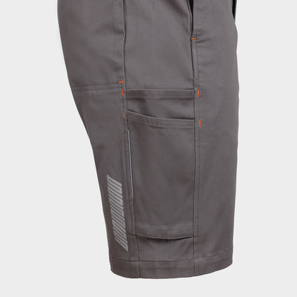 Βερμούδα εργασίας MELBOURNE STRETCH  GREY/BLACK - 3