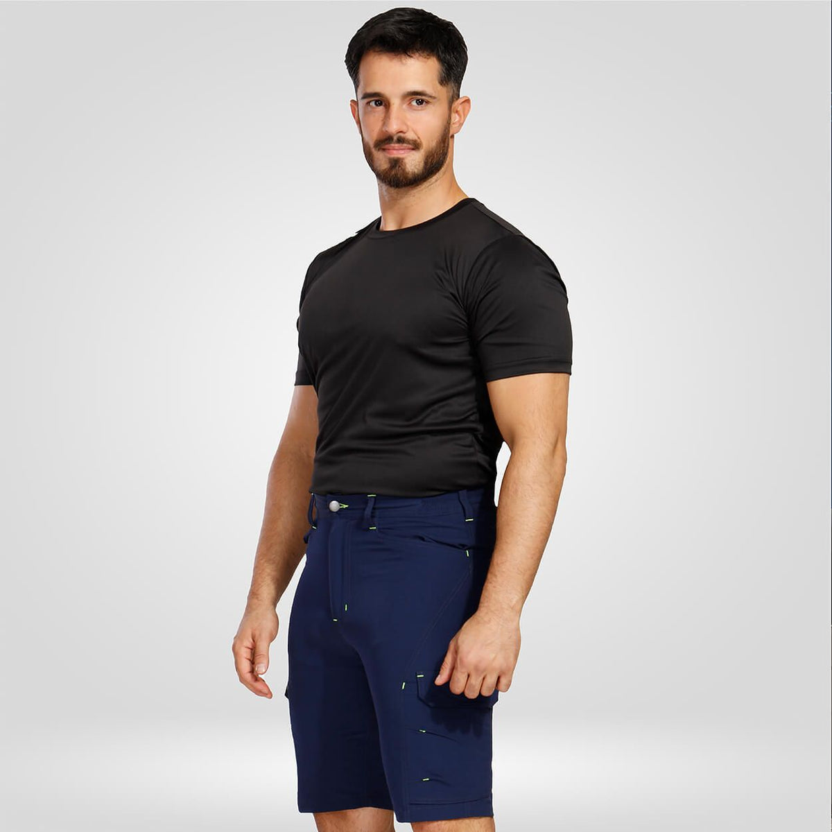 Βερμούδα εργασίας VIGOR DARK BLUE/GREEN - 2