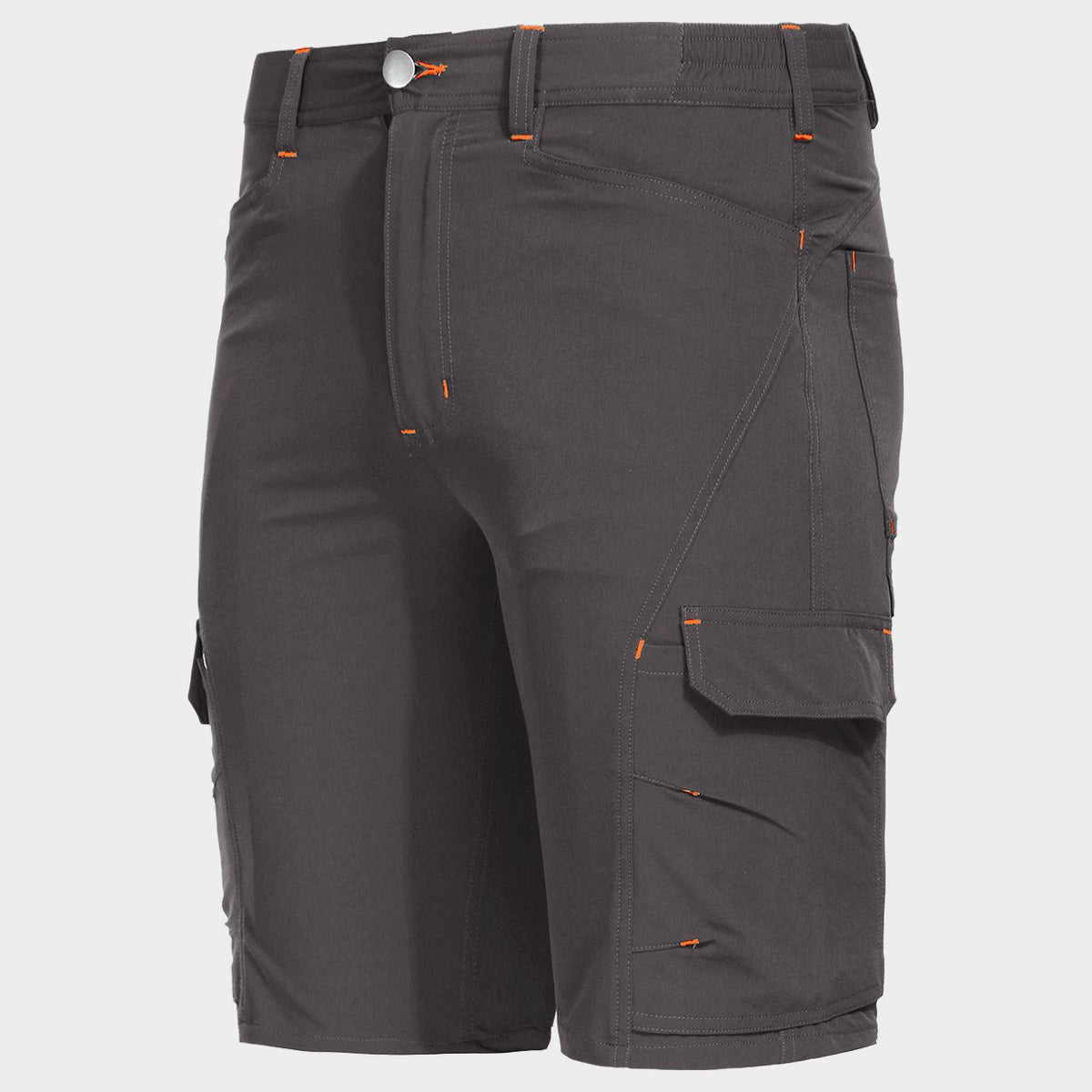 Βερμούδα εργασίας VIGOR GREY/ORANGE - 4