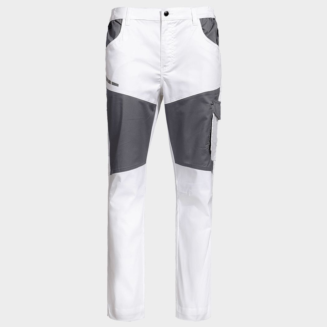 Παντελόνι εργασίας EOS STRETCH WHITE/GREY - 1