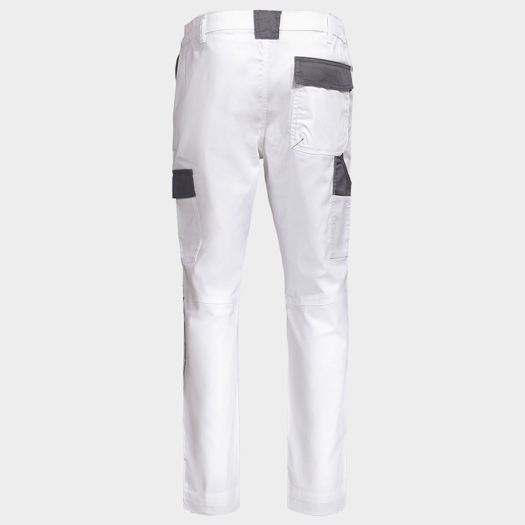 Pantaloni de lucru EOS STRETCH WHITE/GREY - 2