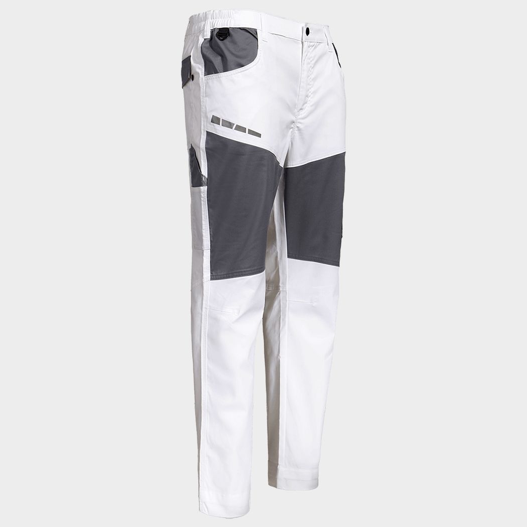 Παντελόνι εργασίας EOS STRETCH WHITE/GREY - 4