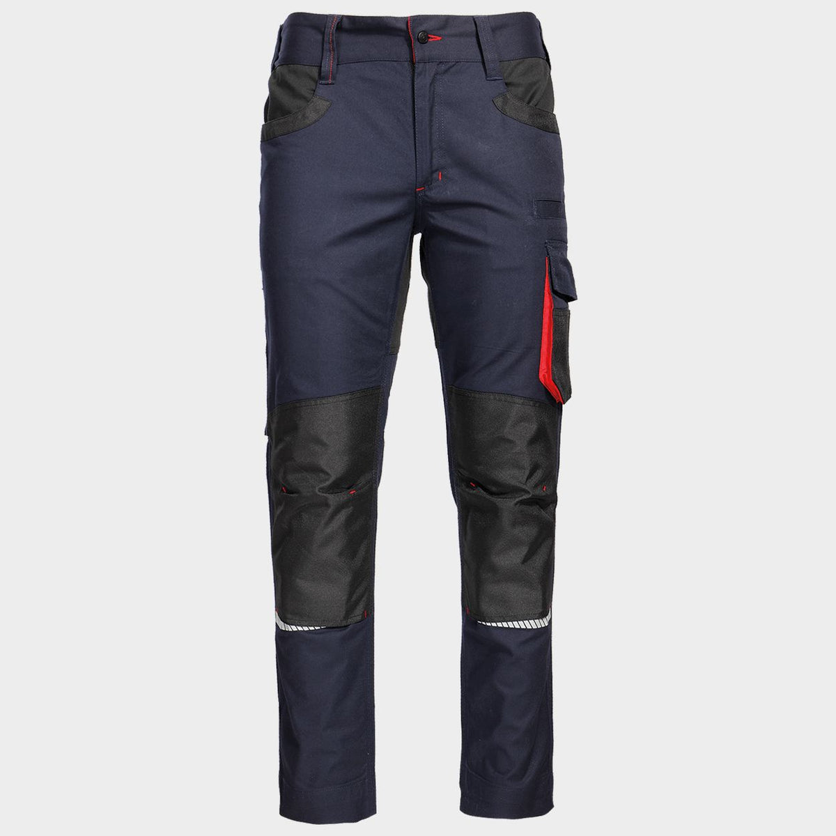 Παντελόνι εργασίας KASTOR STRETCH DARK BLUE/RED - 1