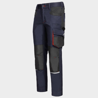 Παντελόνι εργασίας KASTOR STRETCH DARK BLUE/RED - 4