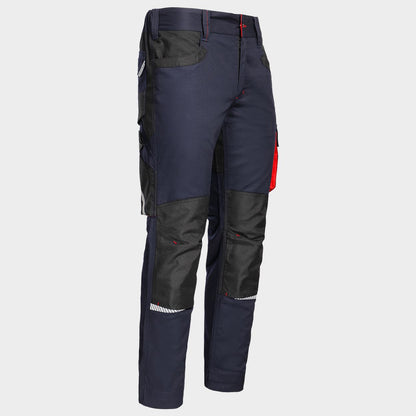 Παντελόνι εργασίας KASTOR STRETCH DARK BLUE/RED - 5