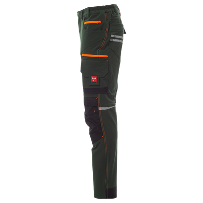 Работен панталон PAYPER NEXT 4W GREEN/BLACK - 4