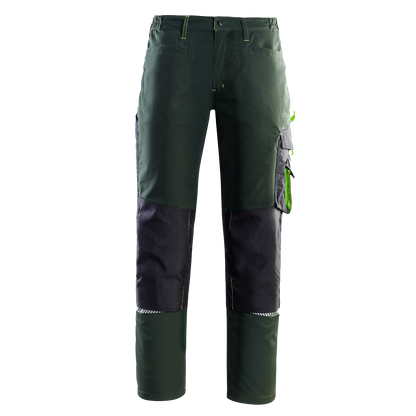 Pantaloni de lucru PRISMA VERDE/NEGRU - 1