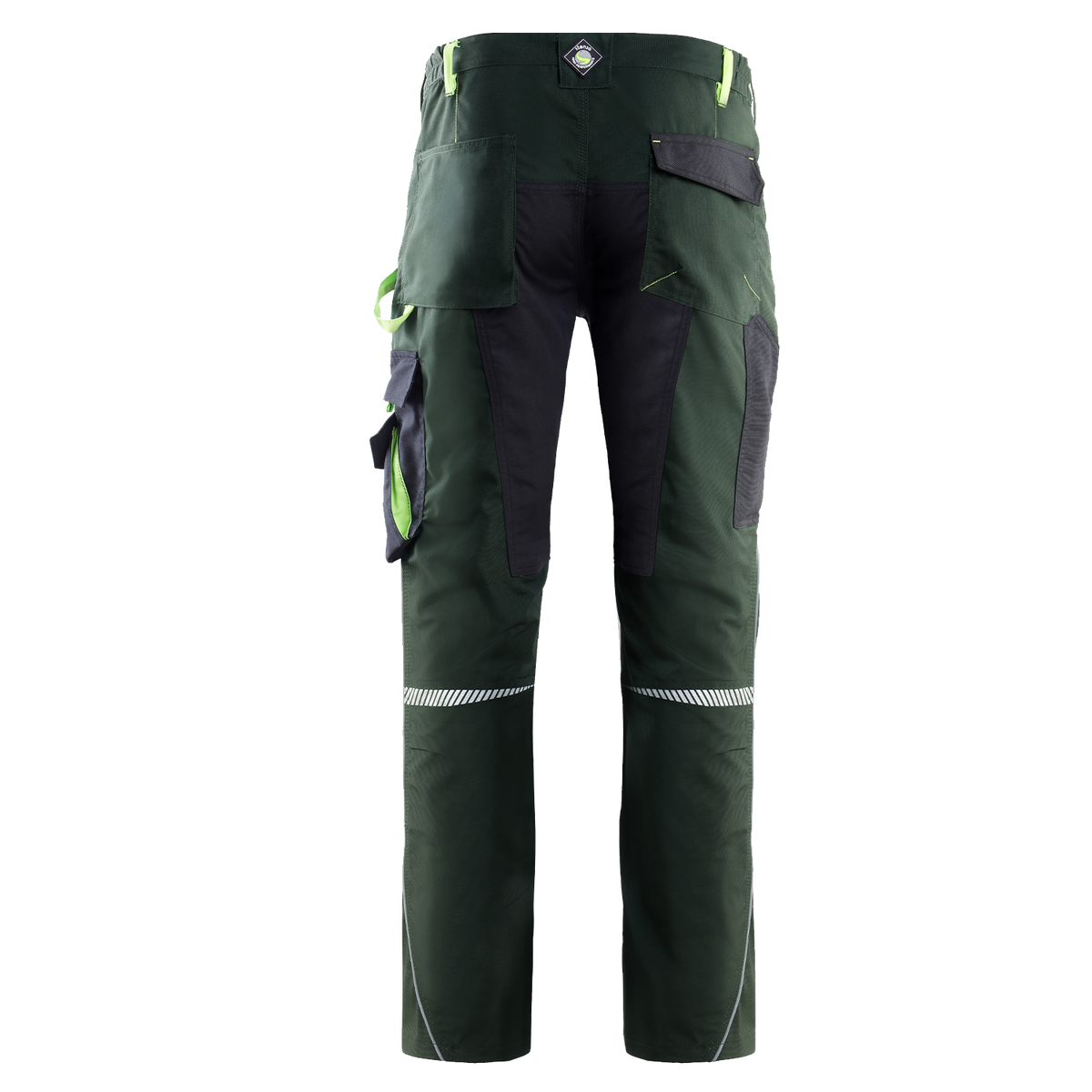 Pantaloni de lucru PRISMA VERDE/NEGRU - 2