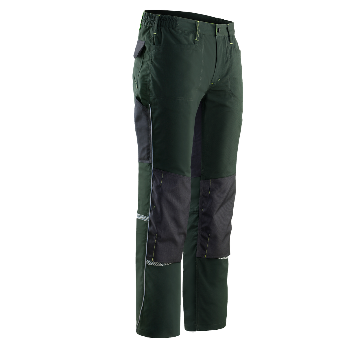 Pantaloni de lucru PRISMA VERDE/NEGRU - 3