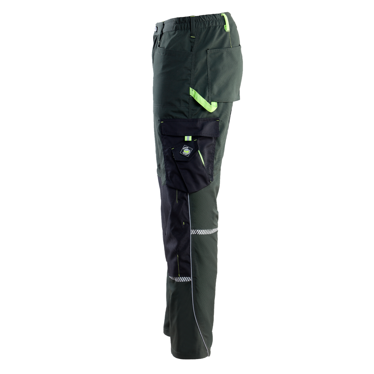 Pantaloni de lucru PRISMA VERDE/NEGRU - 4