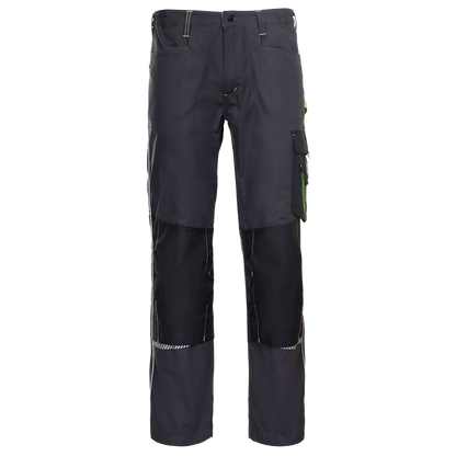 Pantalon de lucru PRISMA GRI/VERDE - 1