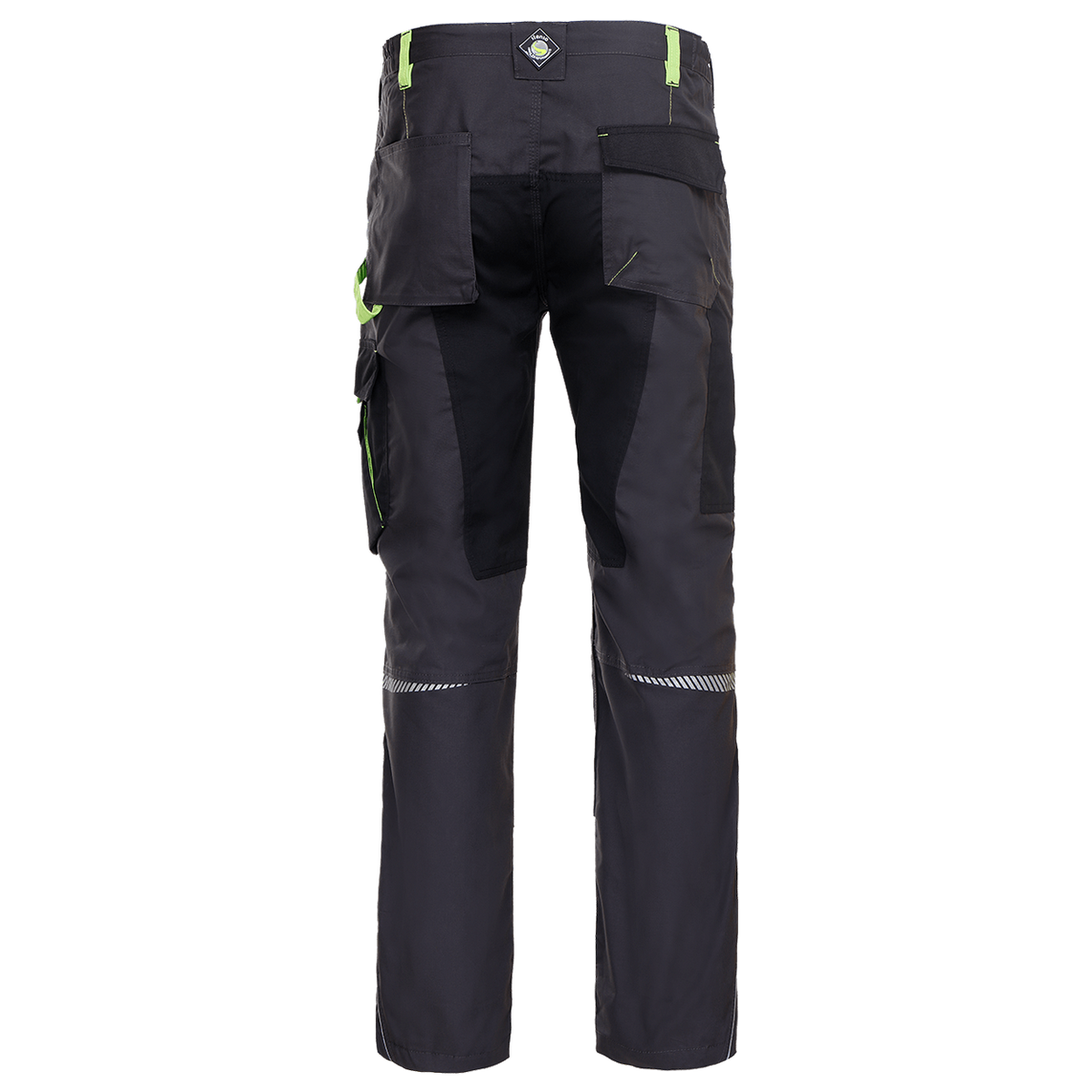 Pantalon de lucru PRISMA GRI/VERDE - 2
