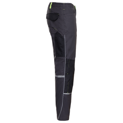 Pantalon de lucru PRISMA GRI/VERDE - 3