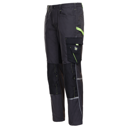 Pantalon de lucru PRISMA GRI/VERDE - 5
