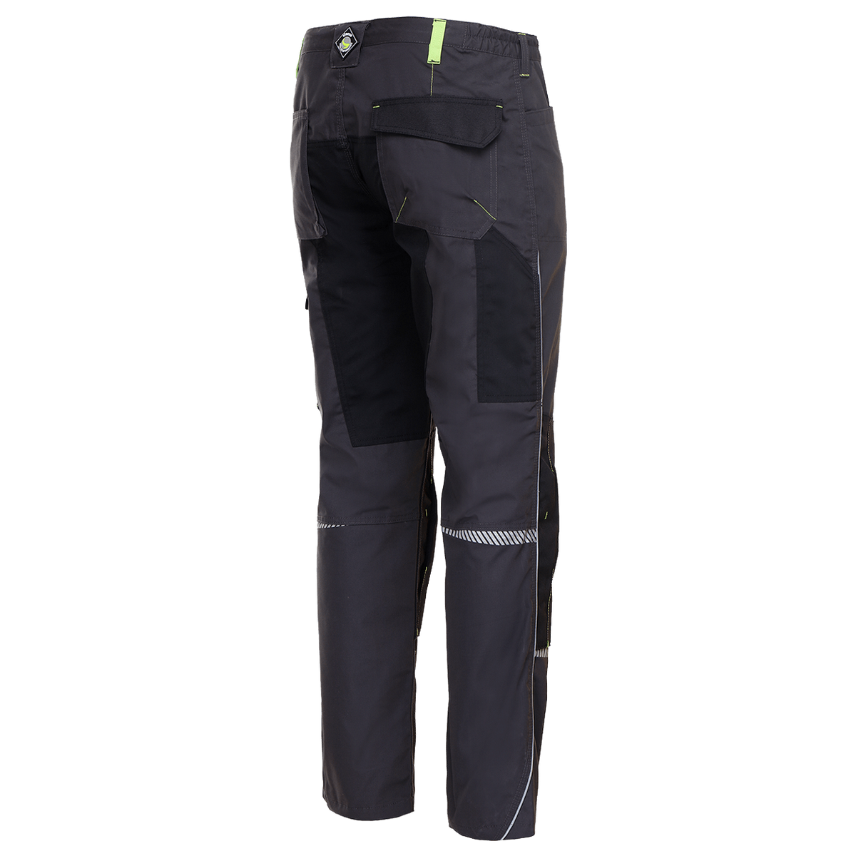 Pantalon de lucru PRISMA GRI/VERDE - 6