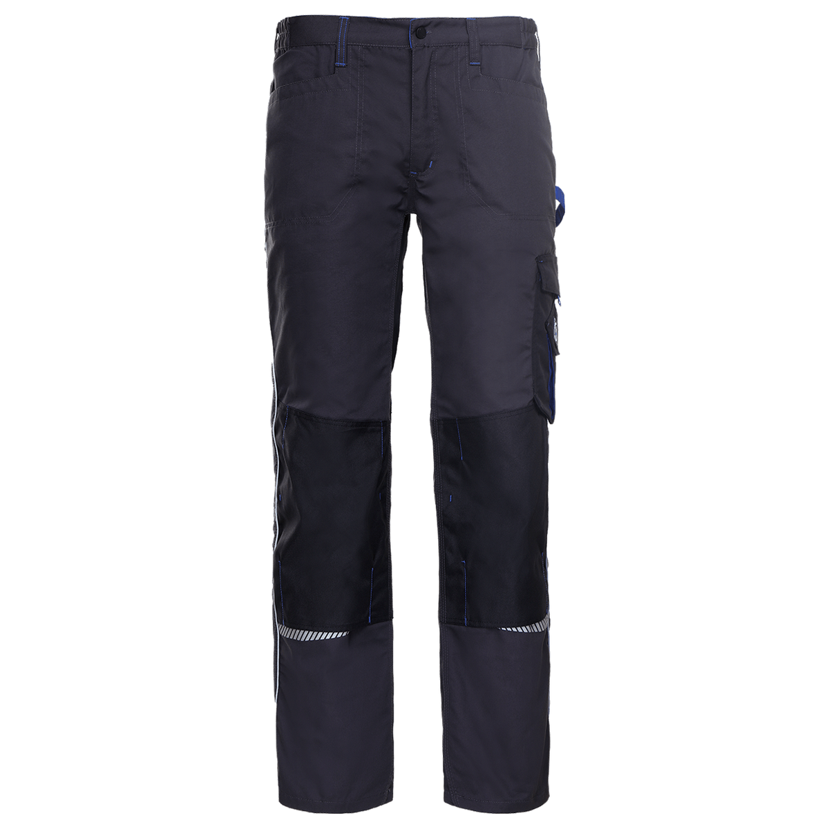 Pantaloni de lucru PRISMA GRI/ALBASTRU REGAL - 1