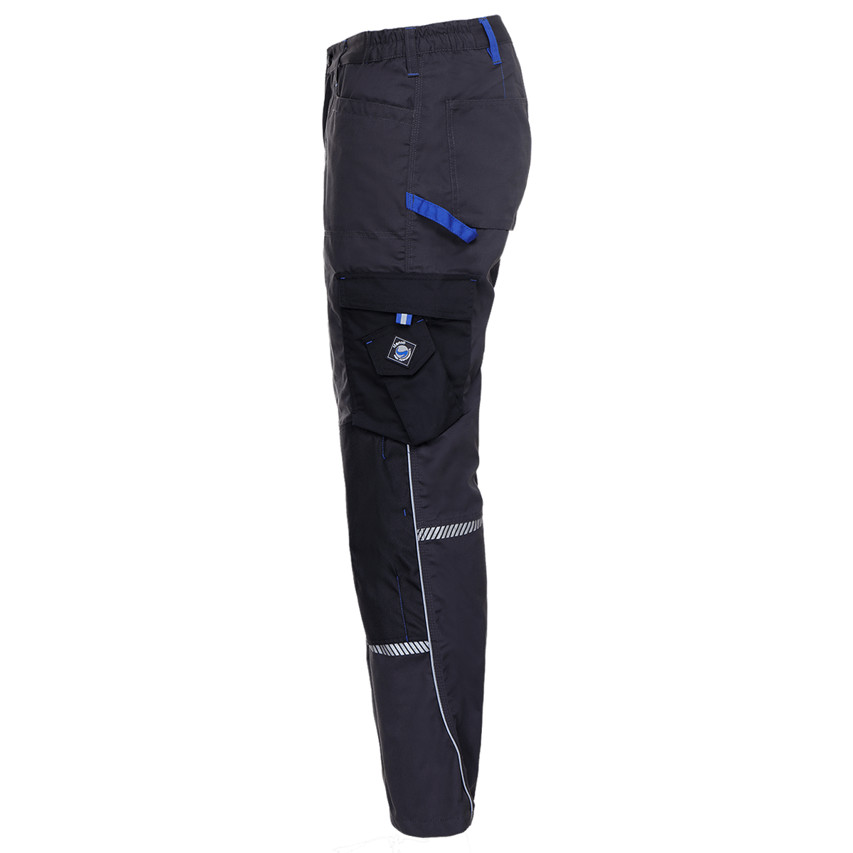 Pantaloni de lucru PRISMA GRI/ALBASTRU REGAL - 3