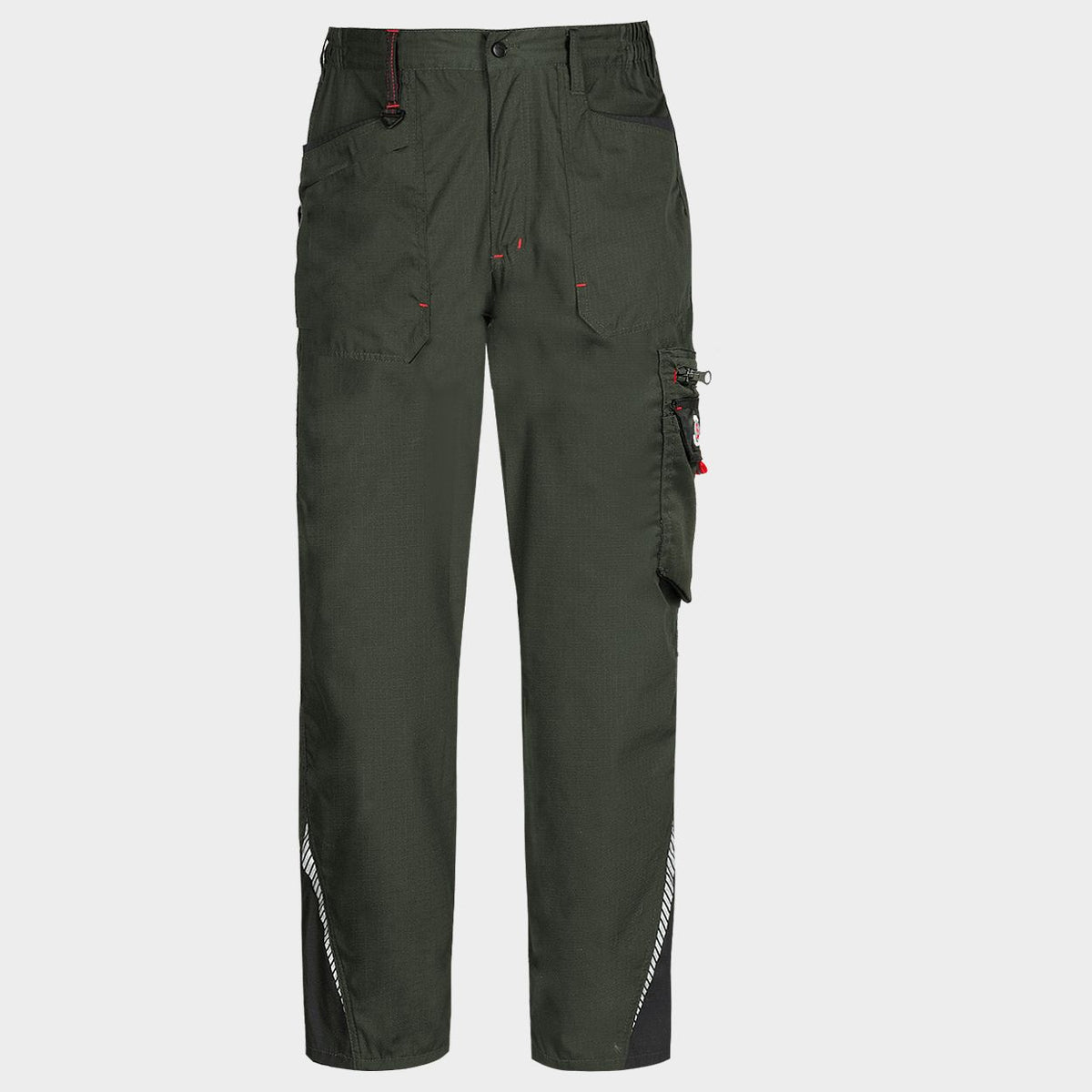 Παντελόνι εργασίας PRISMA LIGHT STRETCH OLIVE/BLACK - 1