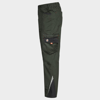 Παντελόνι εργασίας PRISMA LIGHT STRETCH OLIVE/BLACK - 3